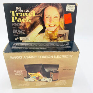 Vintage Power Converter for travel, The Foreign Travel Pack Model CR 1600 V-5